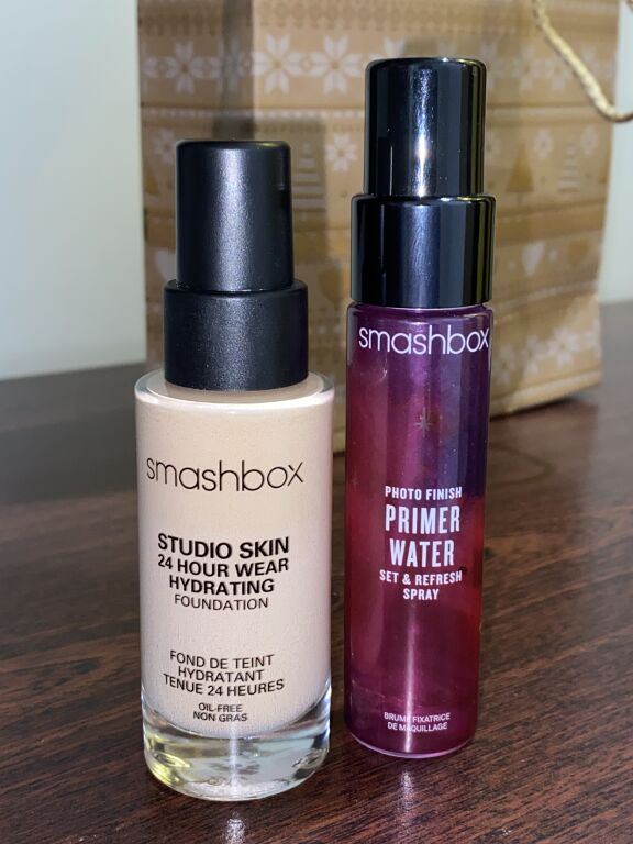 Smashbox основа та спрей-праймер + Inglot пензлик для тону