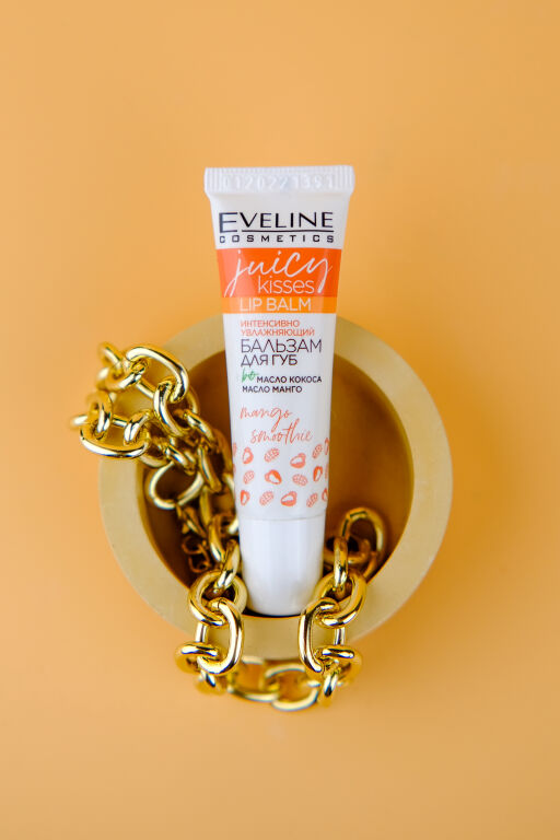 Мангова насолода для губ : Eveline  Juicy Kisses Exotic Mango Lip Balm