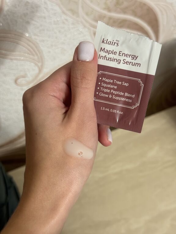 Dear Klairs Maple Energy Infusing Serum and Cream