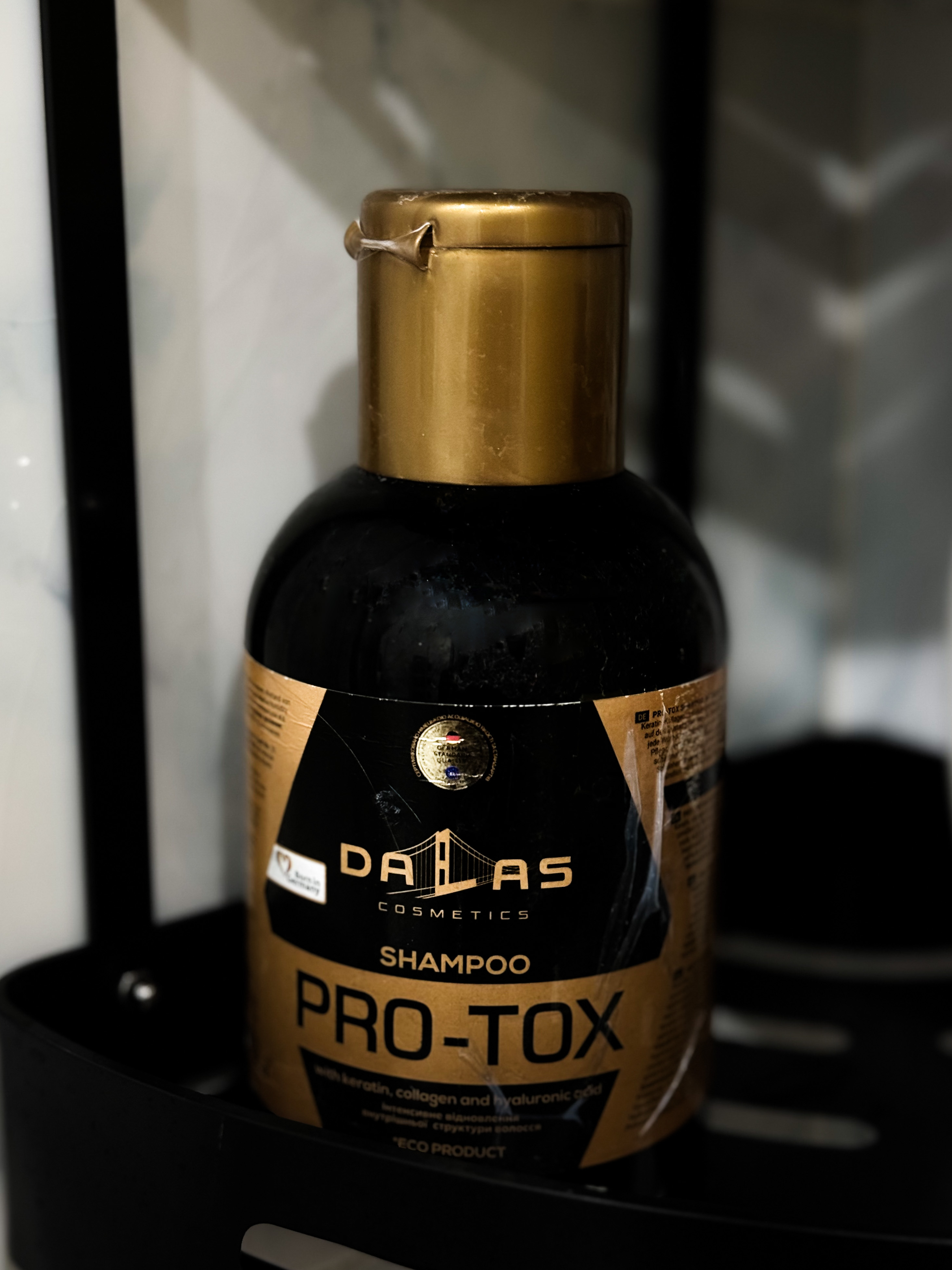 Dallas Cosmetics Pro-Tox. Шампунь з кератином, колагеном та гіалуроновою кислотою