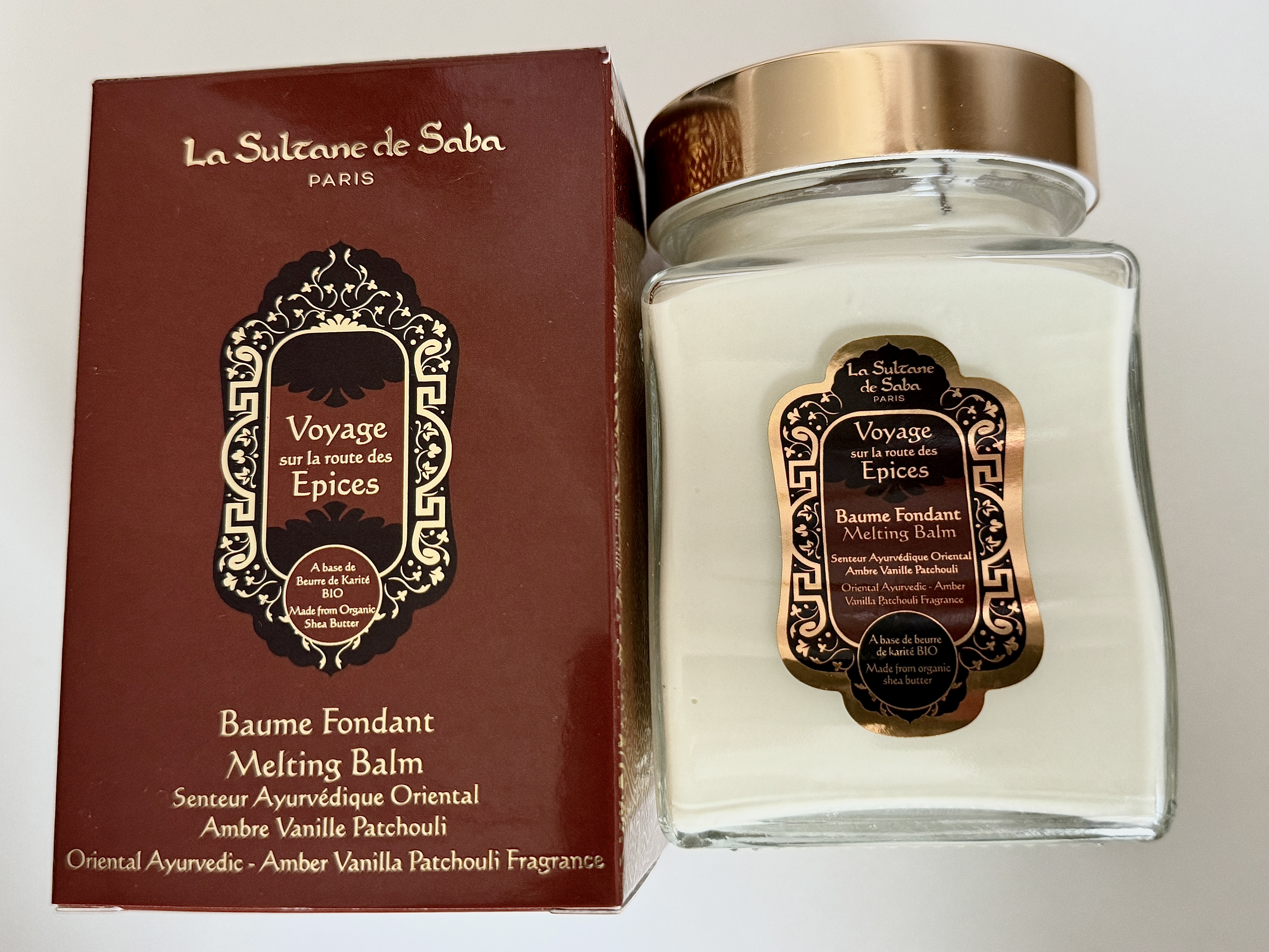 LA SULTANE DE SABA Melting Balm Oriental Ayurvedic Amber Vanilla Patchouli