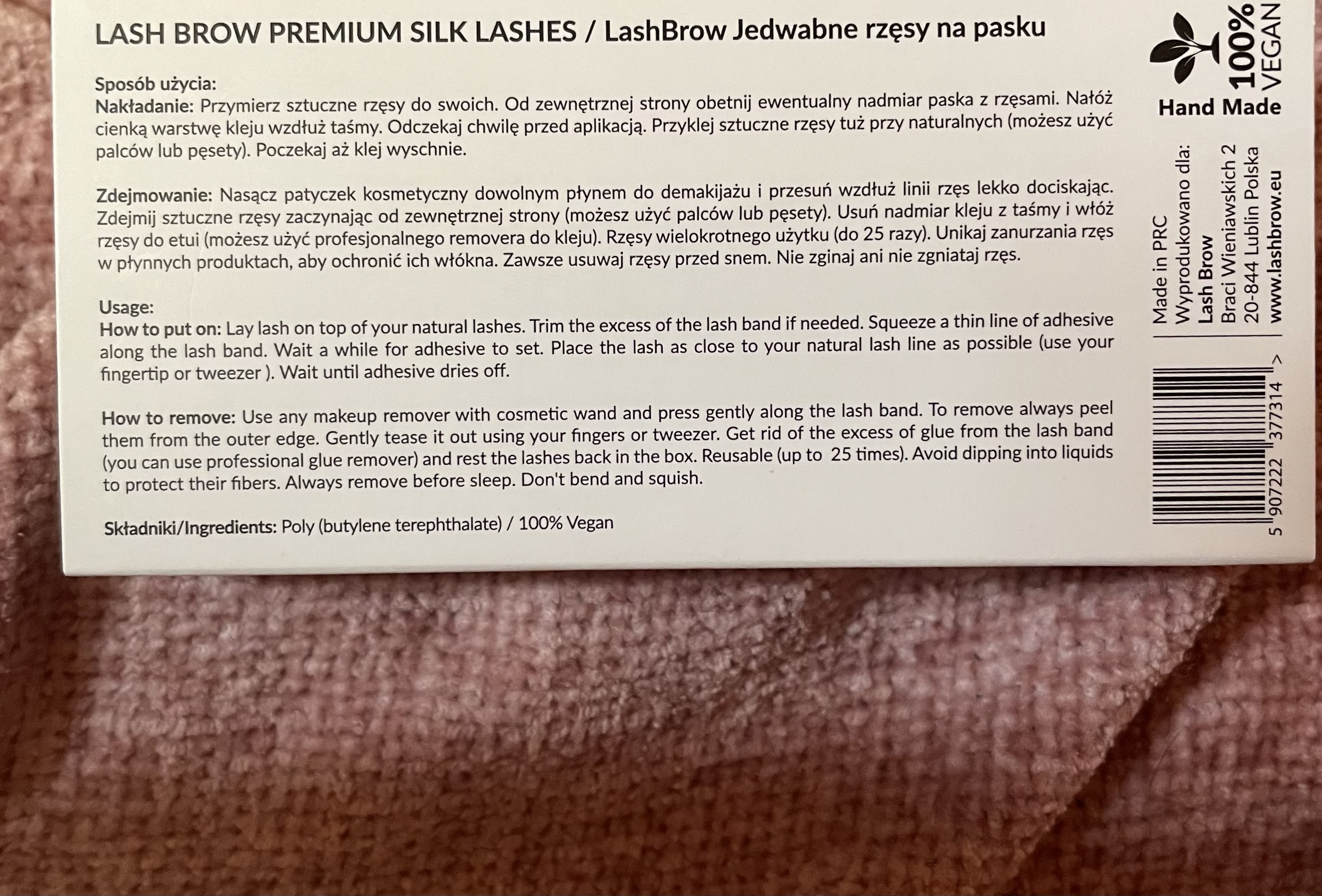 Lash Brow Premium Silk Lashes Oh La La