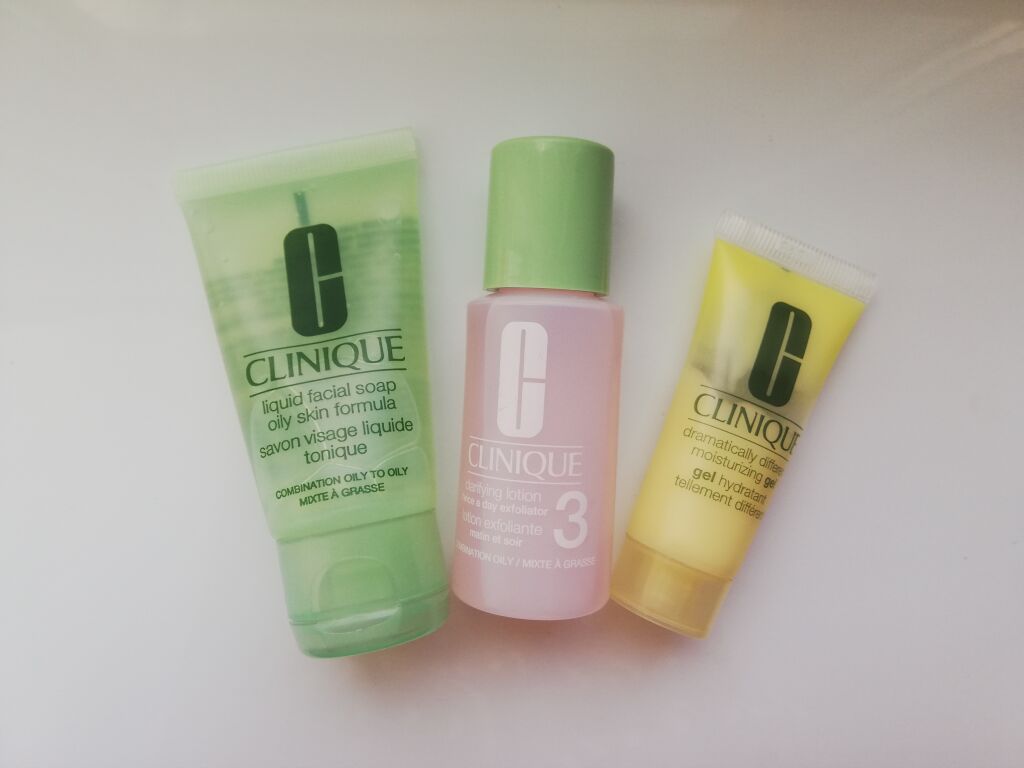 Clinique 3-step skin care system